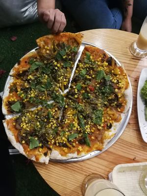 Vegan pizza at VEGAN GARDEN in Barranquilla