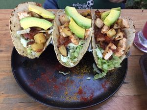 Tacos at VEGAN GARDEN in Barranquilla