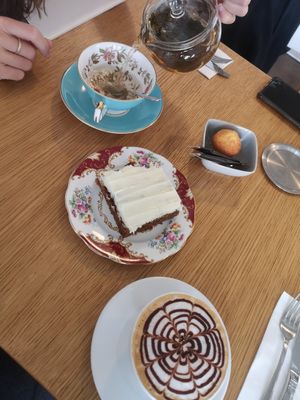 Carrot cake at The Gulliver Tree in Bruges
