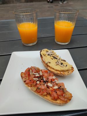  at Mel Vegan Fast Food in Tenerife