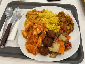Plate of the day  at Mel Vegan Fast Food in Tenerife