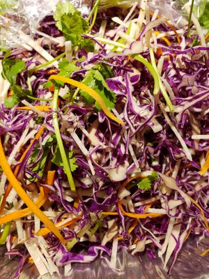 Jicama Salad at La Luna Bakery in Albuquerque