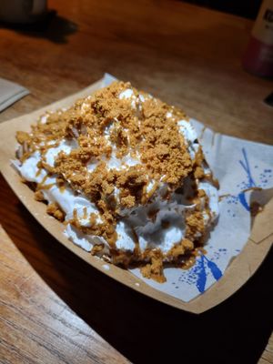 Biscoff pancakes! at The Blue Bell in Conwy