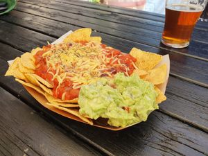 Nacho dish at The Blue Bell in Conwy