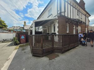 The Blue Bell Outside at The Blue Bell in Conwy