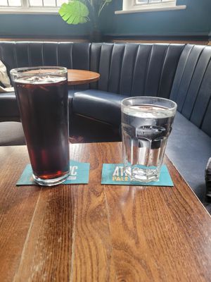 Coke and Tap Water at The Blue Bell in Conwy
