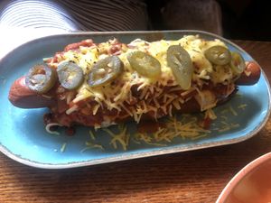 Qotsa dog   at The Blue Bell in Conwy