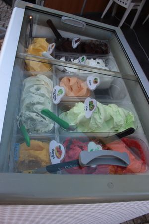 Vegan fairy in Loulé, Portugal. Many compliments from the Portuguese Vegetarian Association. at Italian Freddo in Albufeira