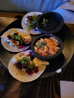 Cauliflower taco at Espíritu in New Orleans