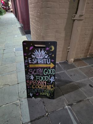 Follow the signs. at Espíritu in New Orleans