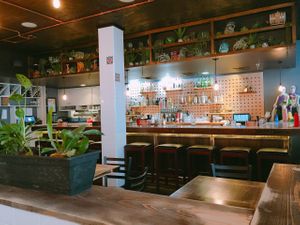 Bar at Espíritu in New Orleans