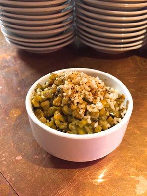Vegetarian Mexican street corn at Espíritu in New Orleans