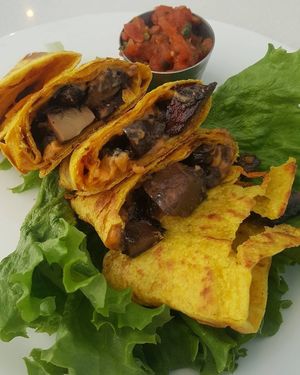 Quesadilla at Ananda Fuara in San Francisco