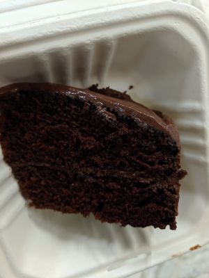 Swapped for smaller less attractive slice to go at Ananda Fuara in San Francisco