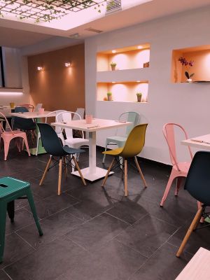 Super cute interiors  at La JunGla in Valencia