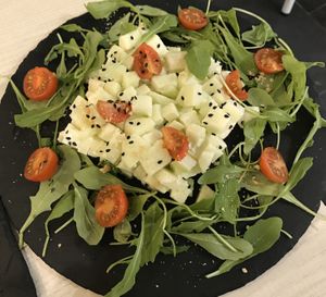 Apple and celery tarte at La JunGla in Valencia