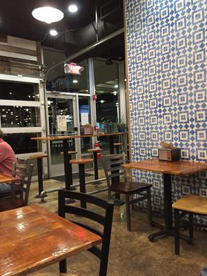 Seating at Surf Taco in Princeton