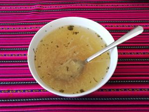 Consome Pacha Sara at Pachamama Health in Veracruz