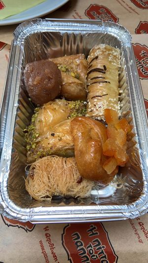 Vegan treats  at Rose's Bakery in Corfu