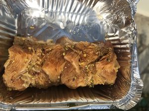 Pistachio pastry  at Rose's Bakery in Corfu