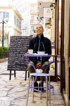  at Rose's Bakery in Corfu