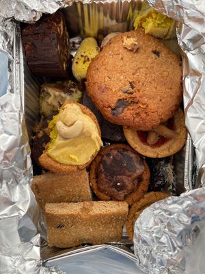 All glutenfree  at Rose's Bakery in Corfu