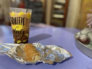   at Rose's Bakery in Corfu