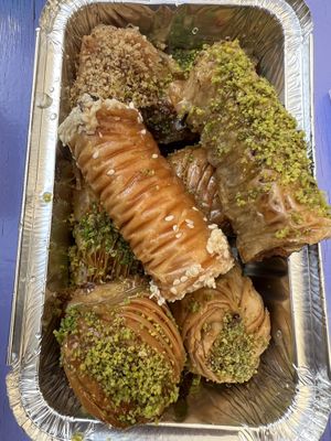 Vegan pastries  at Rose's Bakery in Corfu