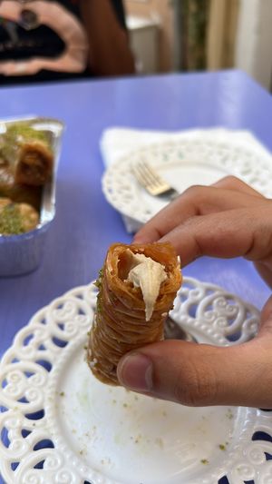 Pastry vanilla flavour (vegan)  at Rose's Bakery in Corfu