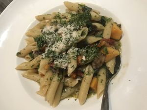 Penne vegano   at La Porchetta in Auckland