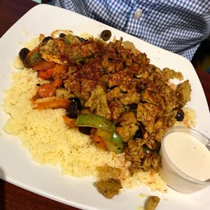 Vegan Moroccan plate  at Kinneret Grill in Cincinnati