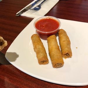 Vegan Moroccan cigars at Kinneret Grill in Cincinnati