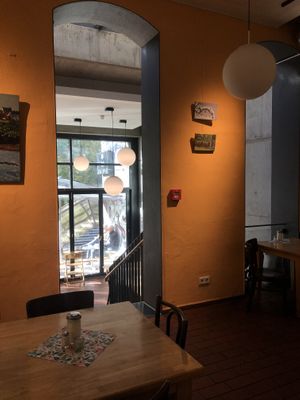 interior  at Cafe Pause - Honigfabrik in Hamburg