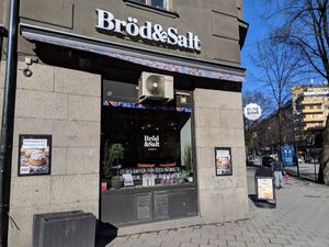 view from the street at Bröd & Salt - Sveavägen in Stockholm