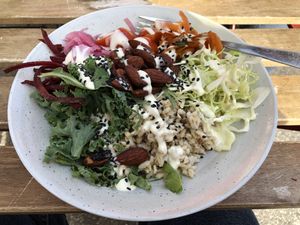 GRØDs Buddha Bowl  at GRØD in Aarhus