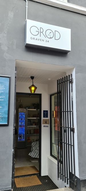 Entrance at GRØD in Aarhus