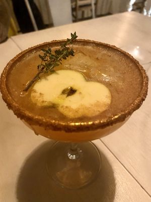 Daily cocktail: with vodka, apple juice and cinnamon  at Spritz in Antwerpen