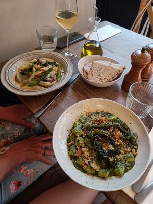 Ravioli and gnocchi at Spritz in Antwerpen
