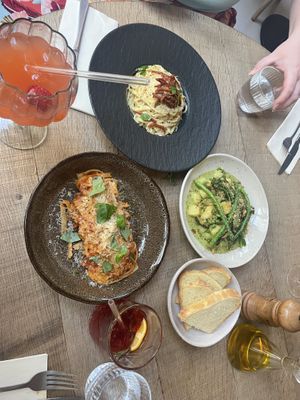 Pasta bolognese, pasta carbonara and gnocchi   at Spritz in Antwerpen