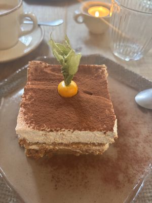Vegan tiramisu   at Spritz in Antwerpen