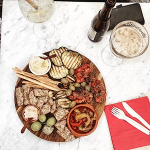 Vegan antipasto misto  at Spritz in Antwerpen