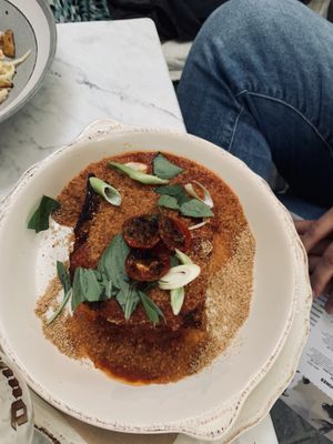 Lasagne alla parmigiana at Spritz in Antwerpen