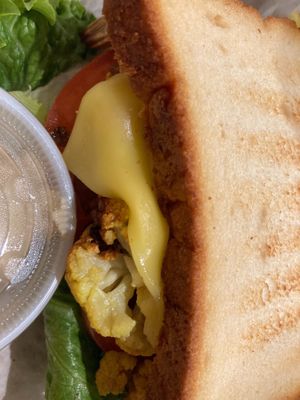 Cauliflower sandwich  at Serendipity Market & More in Frederick