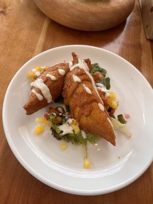 Jackfruit empanadas   at Corto Lima in Lexington