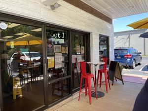 Outdoor seating   at Root 11  in Bloomsburg