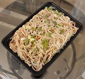 Vegetable Hakka noodles  at Rangoli in Dubai