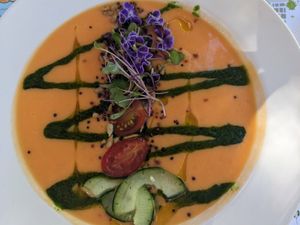 Gaspachos at Flora Farms in San Jose Del Cabo