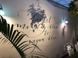 " Divert Monday Blue to Vegan Blue"
If you ever feel blue in your day, come to blue and release into calming and peaceful recharging Blue.  at Blue in Penang