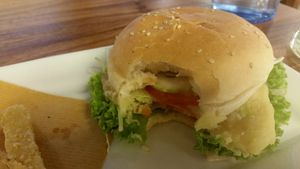 I love the potato burger at Blue in Penang