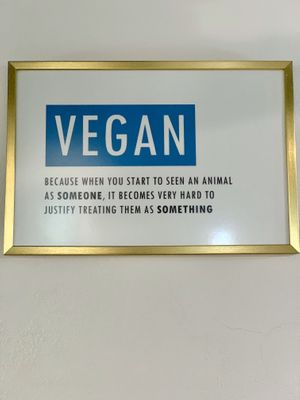 Nice little sign on the wall   at Blue in Penang